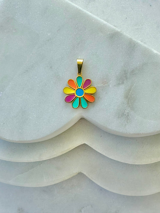 Color Flower Charm